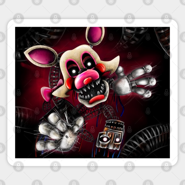 Jumpscare mangle Sticker by Icydragon98